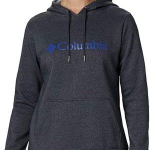 🆕Columbia Women's Logo Hoodie, X-Small - Shark Heather, Brand NEW, Authentic,..